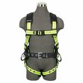 Safewaze PRO+ Construction Harness: 3D, QC Chest, TB Legs, TB Torso FS-FLEX270